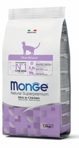 Monge Gatto Natural Superpremium Sterilised Ricco di Pollo 400 g