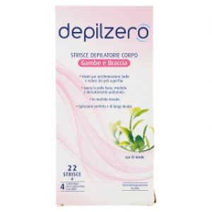 DEPILZERO STRISCE DEPILATORIE GAMBE E BRACCIA