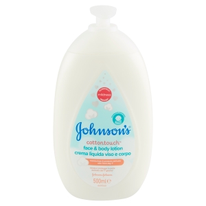 Johnson's cottontouch crema liquida viso e corpo 500 ml