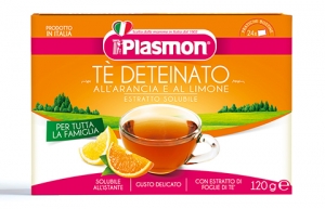 Plasmon Tè Deteinato all'Arancia e al Limone Estratto Solubile 24 x 5 g