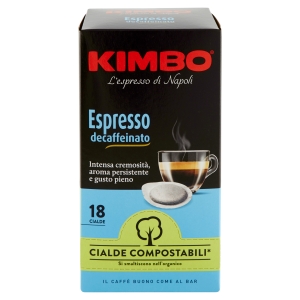 Kimbo Espresso decaffeinato 18 Cialde 125 g