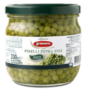 Granoro Piselli extra fini in vetro 330g