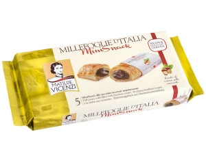 Pasticceria Matilde Vicenzi Millefoglie d'Italia MiniSnack nocciola 5 x 25 g