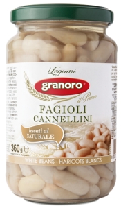 Granoro Fagioli cannellini in vetro 360g