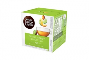 NESCAFÉ DOLCE GUSTO CITRUS HONEY BLACK TEA tè al gusto di agrumi,miele,zenzero 16 capsule(16 tazze)