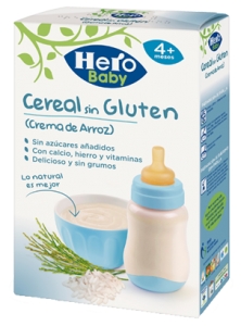 Hero Baby Papilla Cream Gluten Free Rice +4 Months 300 gr