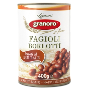 Granoro Fagioli Borlotti in lattina 400g