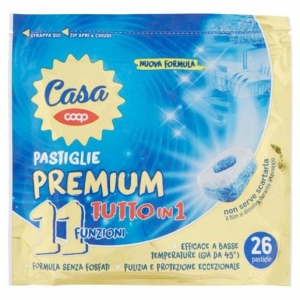 CASA Pastiglie Premium Tutto in 1 11 Funzioni 26 x 18 g