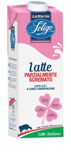 Latteria Soligo Latte Parzialmente Scremato Latte U.H.T. a Lunga Conservazione 1000 ml