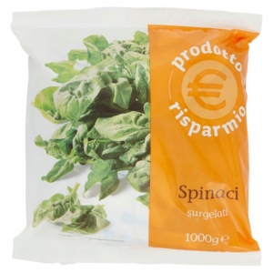 Prodotto Risparmio Spinaci Surgelati 1 kg