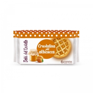 DOLCI DEL CASTELLO CROSTATINE ALBICOCCA x6 240g