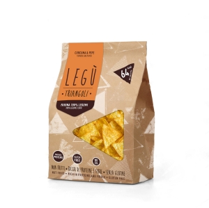 Snack Triangoli Curcuma E Pepe  Farina Di Legumi  Legù