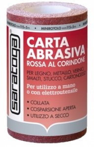 Carta Abrasiva SQS Rossa al Corindone Grana 180