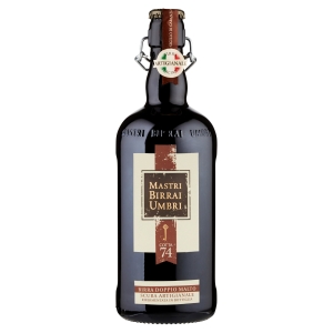 Mastri Birrai Umbri Cotta 74 Birra Doppio Malto Scura Artigianale Rifermentata in Bottiglia 0,75 L