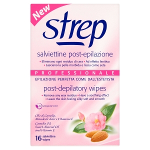 Strep Professionale 16 Salviettine post epilazione